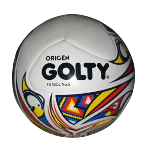 BALON FUTBOL REPLICA GOLTY ORIGEN COSIDO A MAQUINA 12P No.5