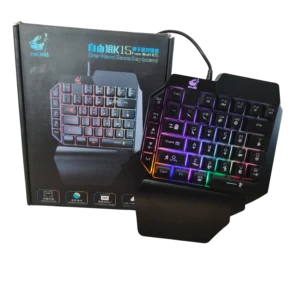 Teclado Gaming Pequeño Para Una Mano Ergonomica, Teclado Rgb