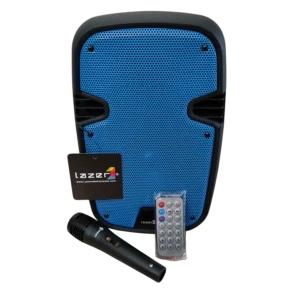 Cabina Parlante Portable Sonido Bluetooth Led + Microfono Negro