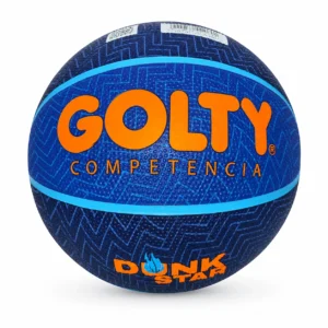 Balón de baloncesto Golty Dunk Star No. 7 azul de competencia