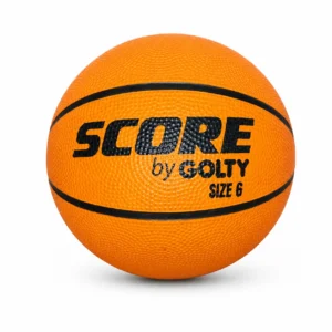Balón de baloncesto Score by Golty No. 6 en caucho color naranja