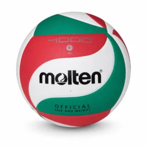 Balón de minivóley Molten Sensi V4M4000 No. 4 verde, rojo y blanco