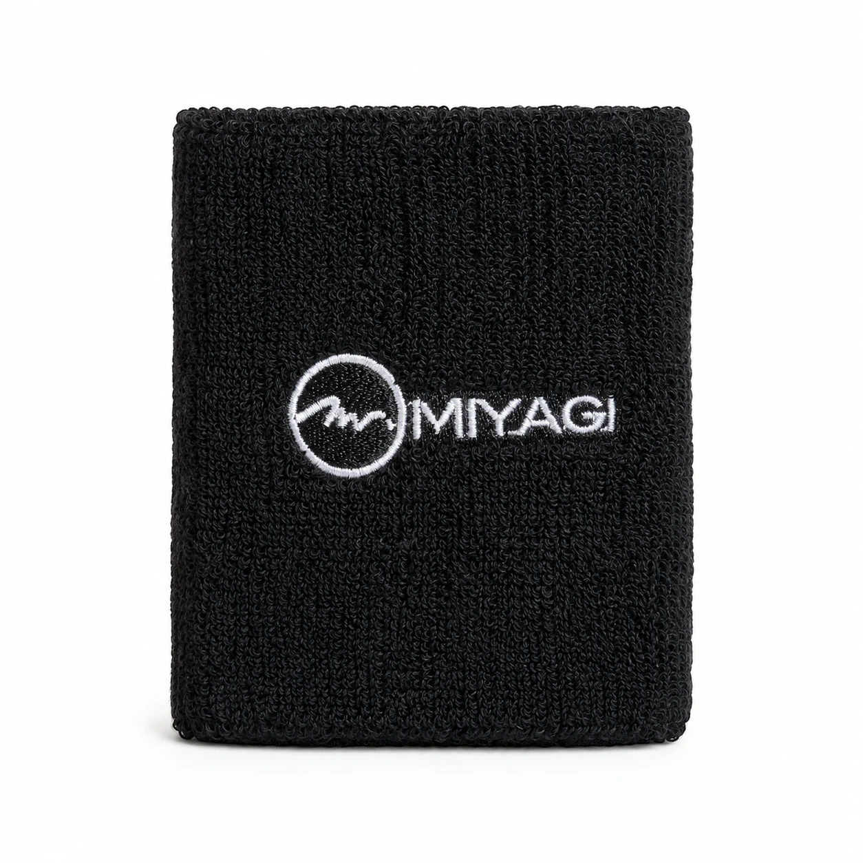 Muñequera Deportiva de Toalla Miyagi 6 Pulgadas Bordada – Azul, Roja o Negra - Imagen 3