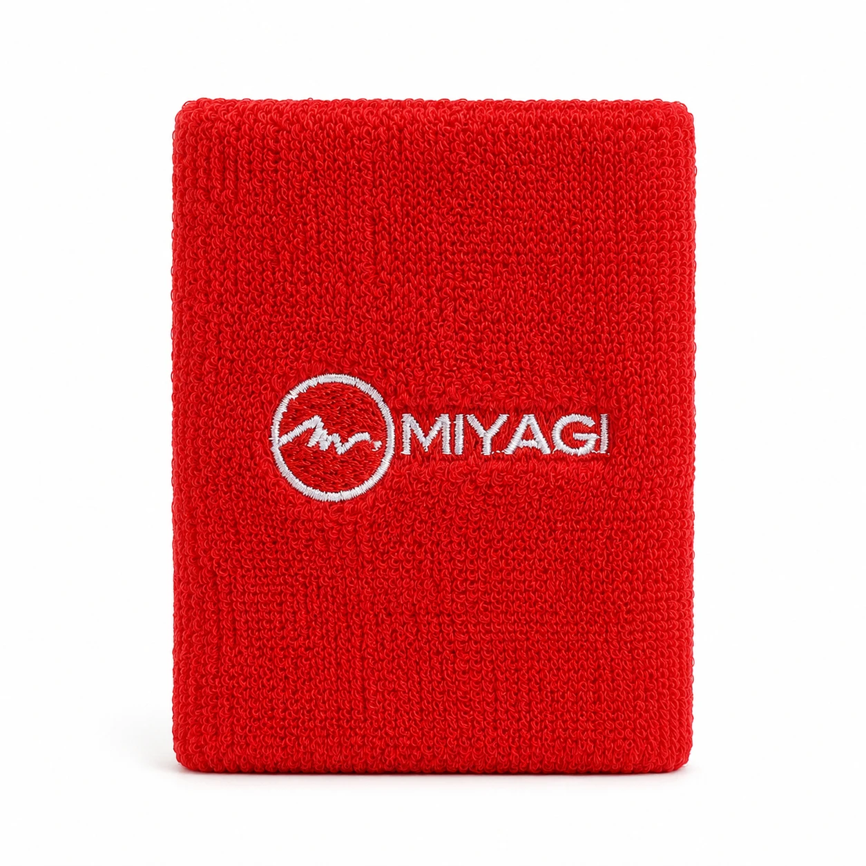 Muñequera Deportiva de Toalla Miyagi 6 Pulgadas Bordada – Azul, Roja o Negra - Imagen 4