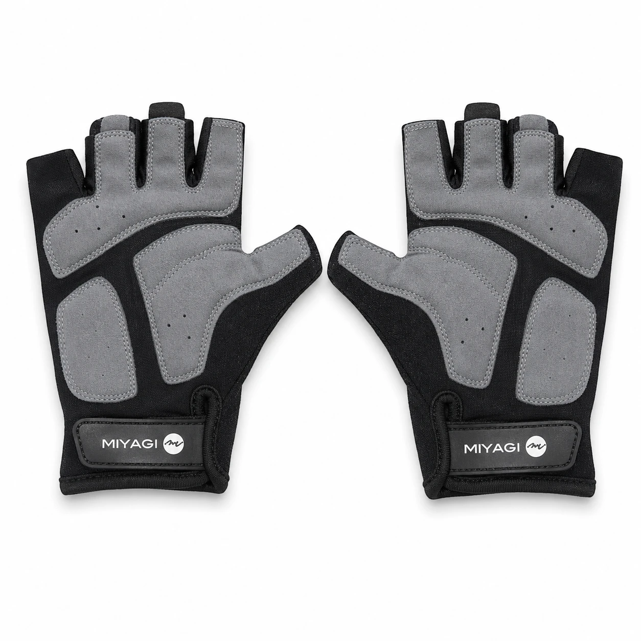 Guantes Deportivos Miyagi 018756 sin Dedos – Neón y Gris, Tallas L y XL - Imagen 4