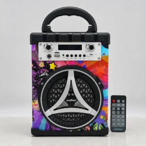Parlante Top Sonic TS-616BT Bluetooth multicolor con control remoto