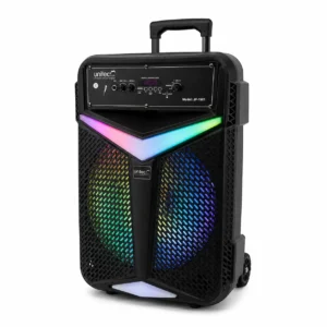 Parlante Unitec JP-1901 de 12 pulgadas con iluminación LED multicolor