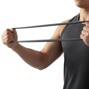 BANDA RESIST EN LATEX NEGRO MIYAGI 22MM