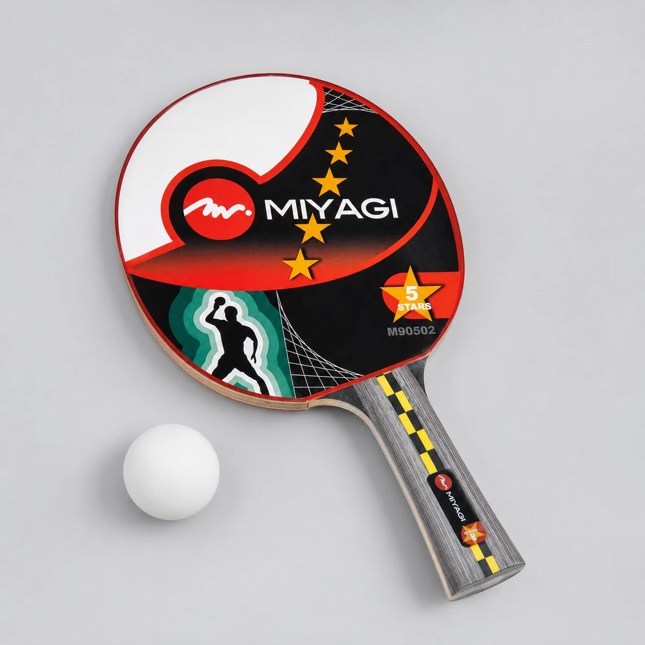 Raqueta Profesional de Tenis de Mesa Miyagi 5 Estrellas M90502 - Imagen 2