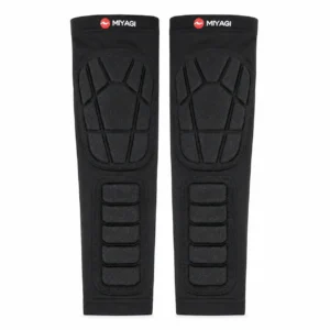 Par de rodilleras canilleras de Lycra Miyagi MSPKS01007 negras