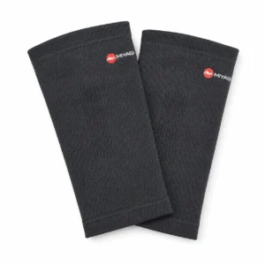 Par de rodilleras elásticas Miyagi M6701 negras para entrenamiento