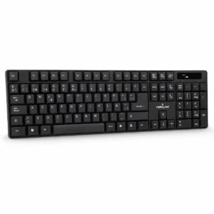 Teclado inalámbrico Hoklan HK-WK-2645 negro de 2.4 GHz