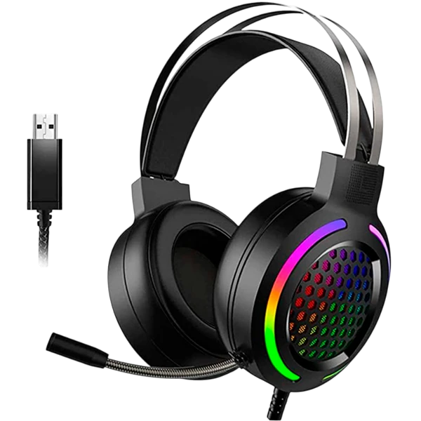 DIADEMA GAMER USB CON MICRÓFONO M12