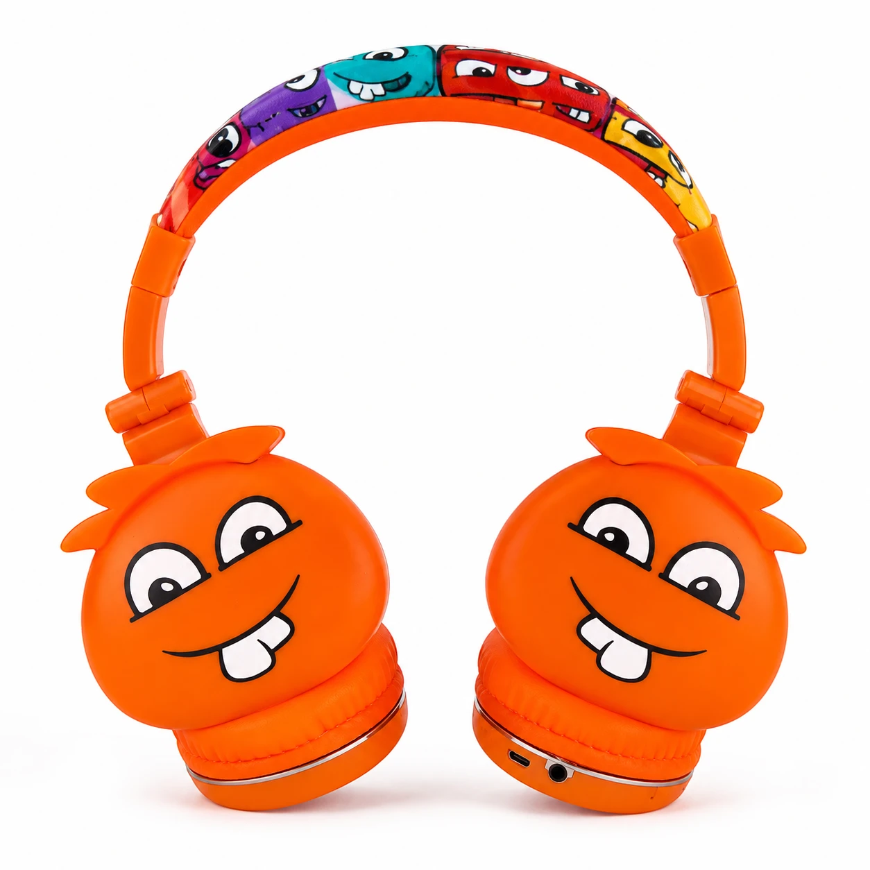 Diadema monstruo YLFS-09BT naranja Bluetooth, vista frontal