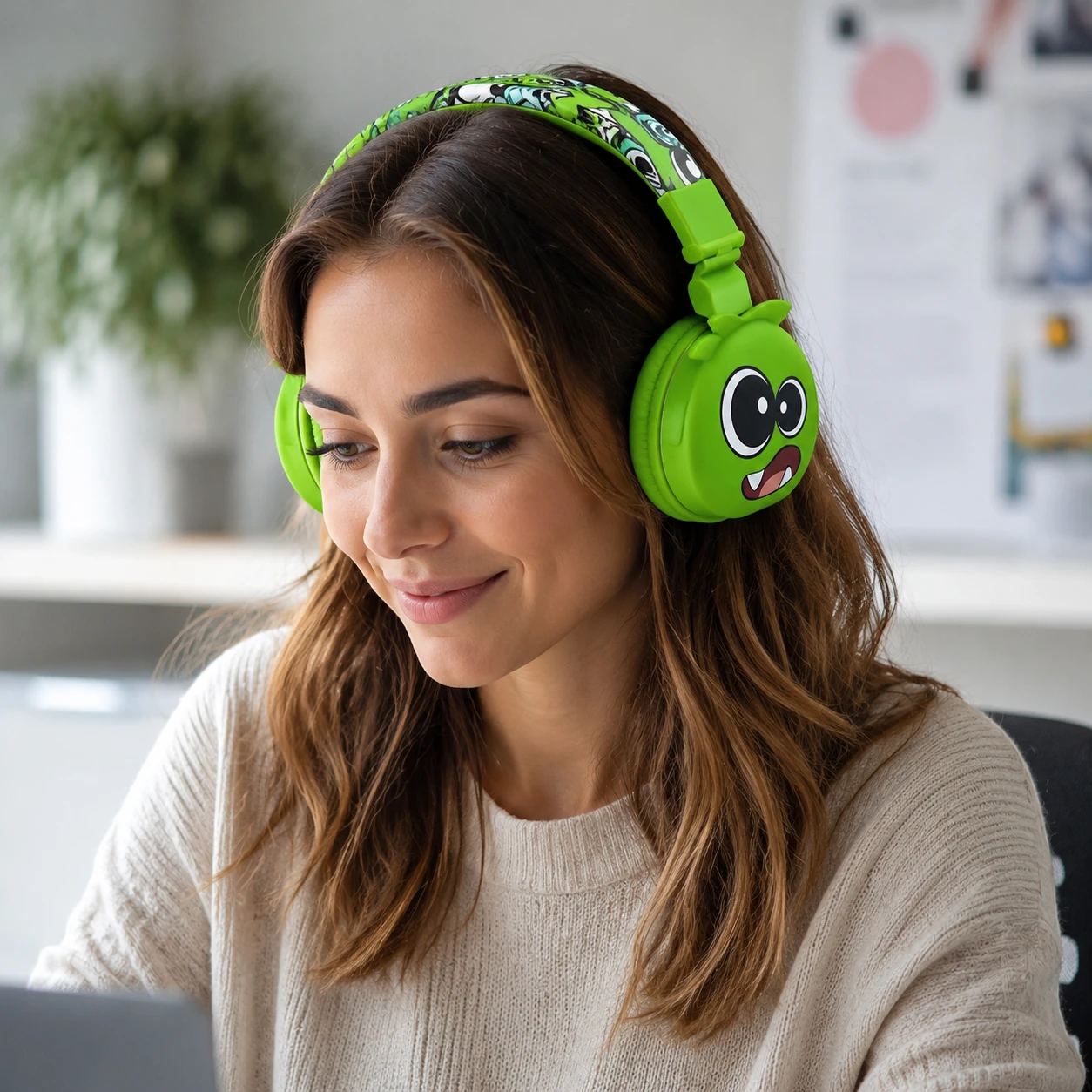 Diadema Bluetooth Monstruo YLFS-09BT Plegable en 4 Colores - Imagen 8