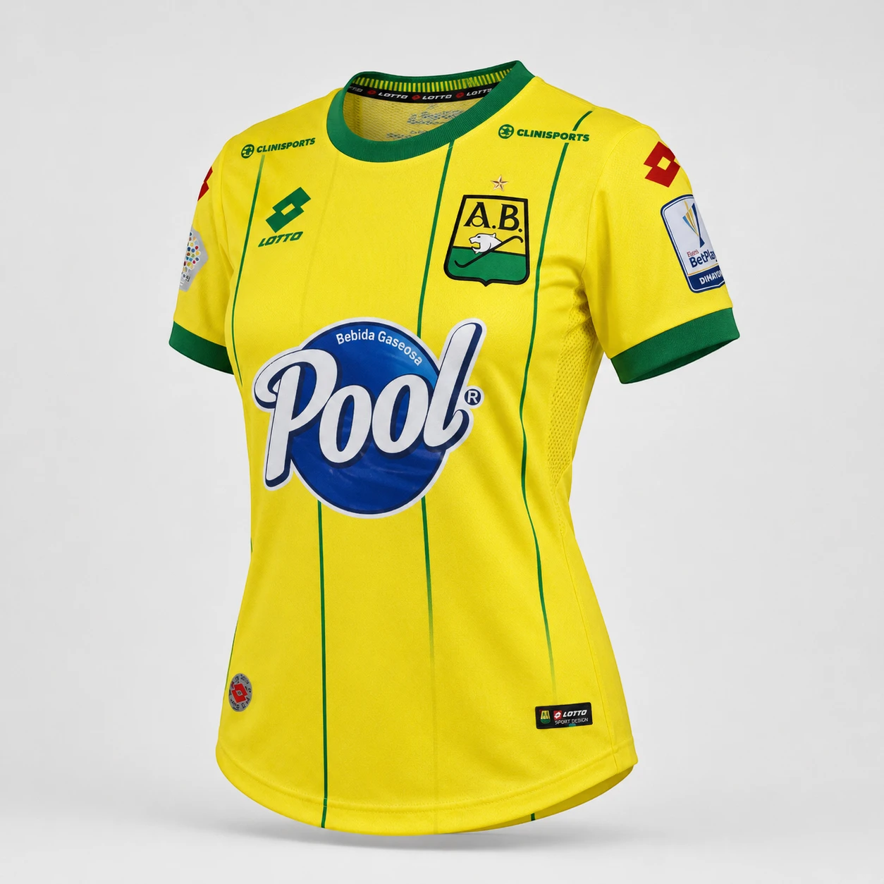 Camiseta Atlético Bucaramanga para Mujer Amarilla – Tallas S, M y L - Imagen 2