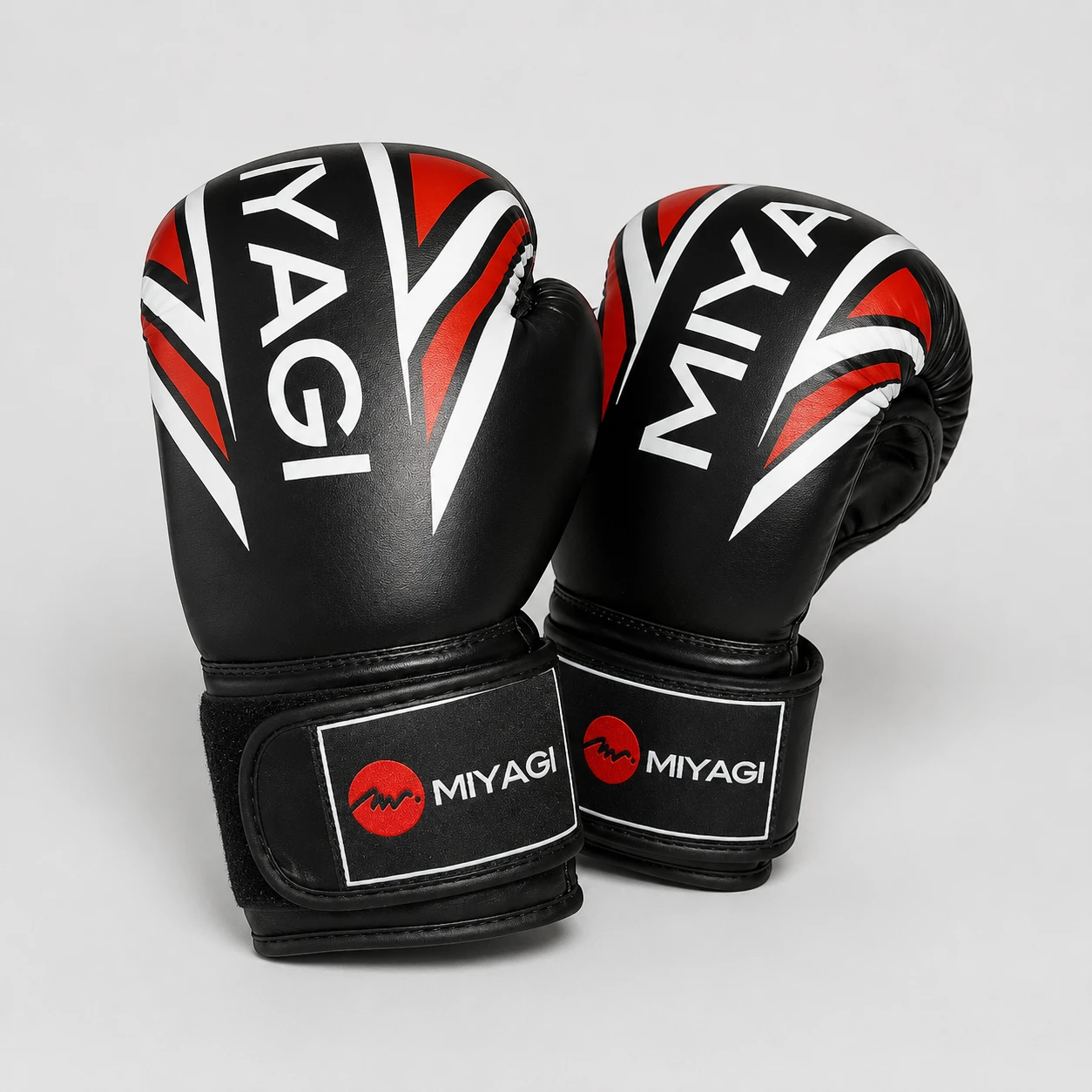 Guantes de boxeo Miyagi Print 2 de 12 oz con cierre ajustable de velcro