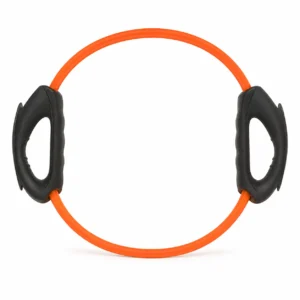 Kit de entrenamiento lateral Miyagi M7655B con banda naranja y soportes negros
